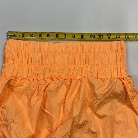 Free People Way Home Orange High Waisted Shorts XL - Picture 7 of 9